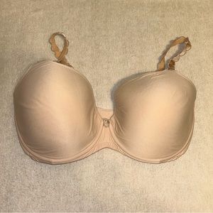Marie Jo L'Aventure Tom Full Cup Bra Beige Size 34F‎